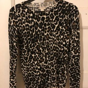 Animal print sweater